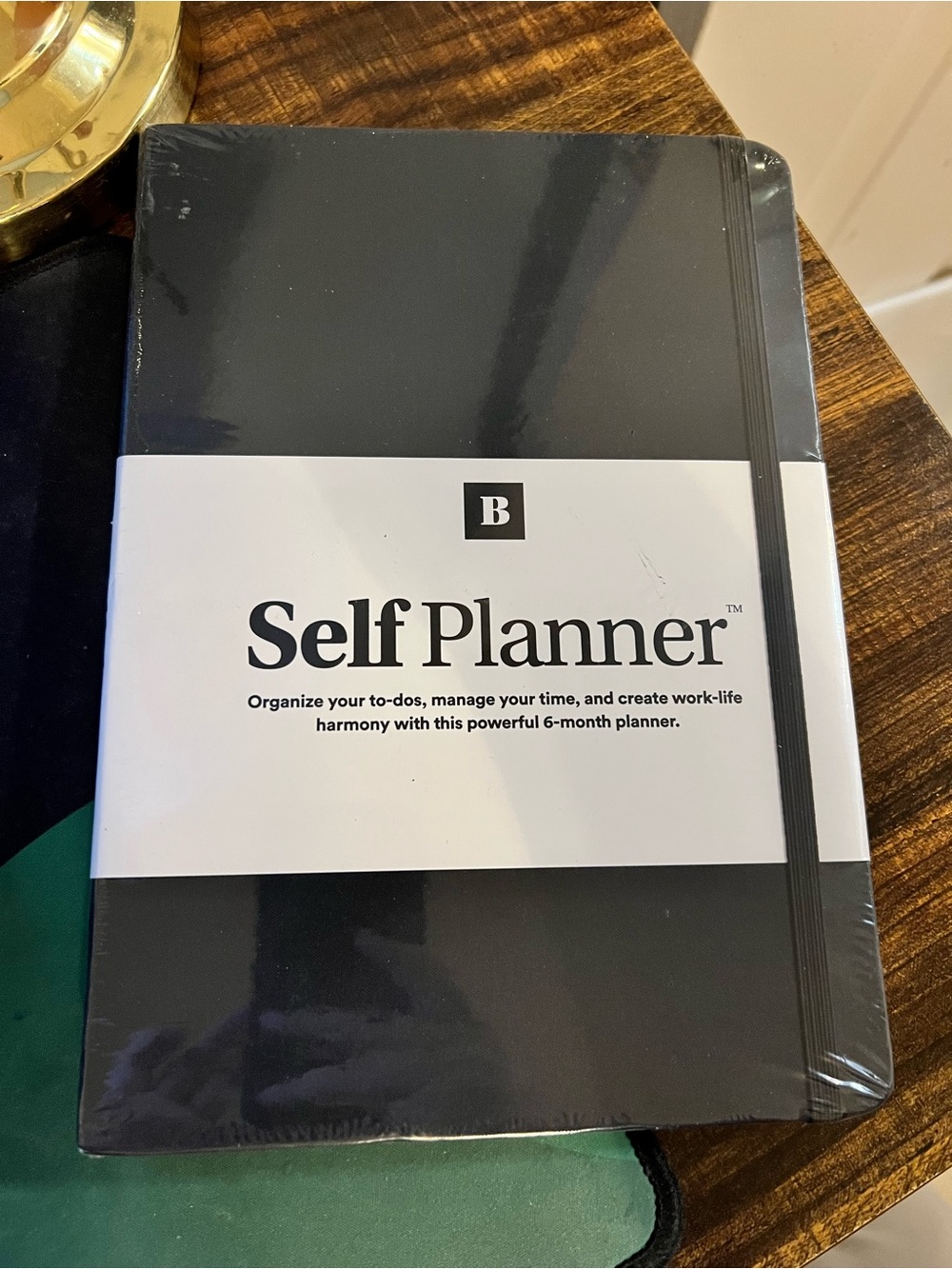 BestSelf Self Planner Hardcover Notebook - Black